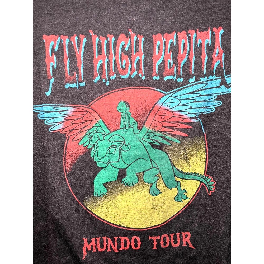 Fly High Pepita T-Shirt Black Size - XL Disney CoCo